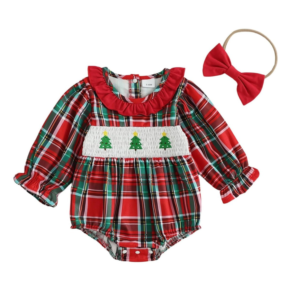 Mameluco Matilde Smock de Arbolitos