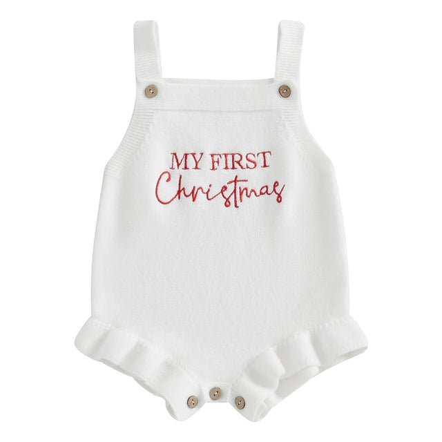 Mameluco Tejido Belle “My First Christmas”