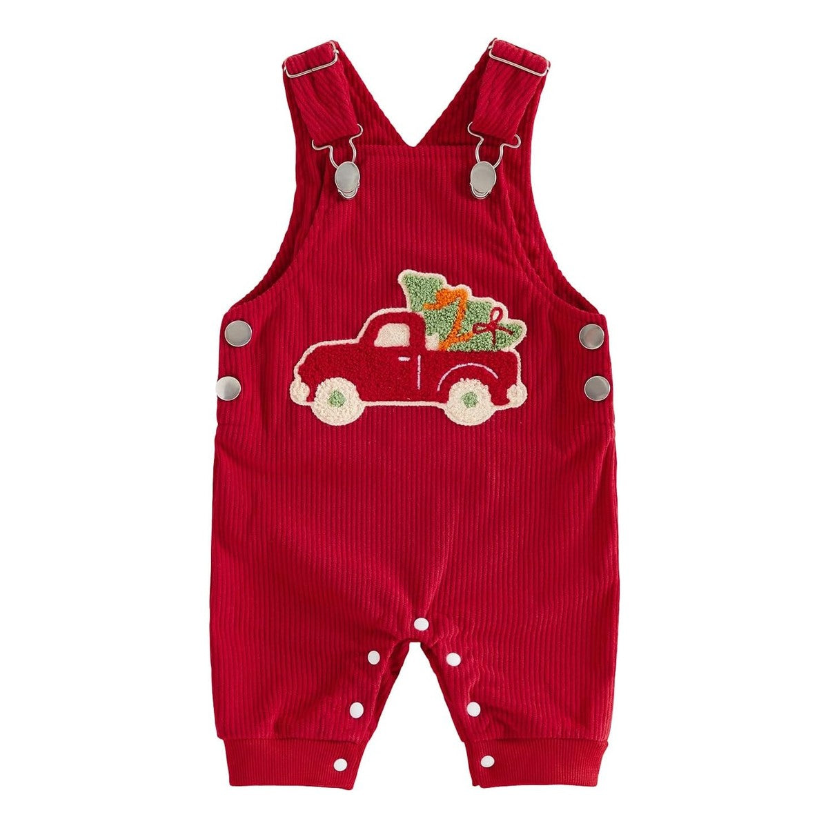 Overol Lucas Camioncito Navideño - Rojo