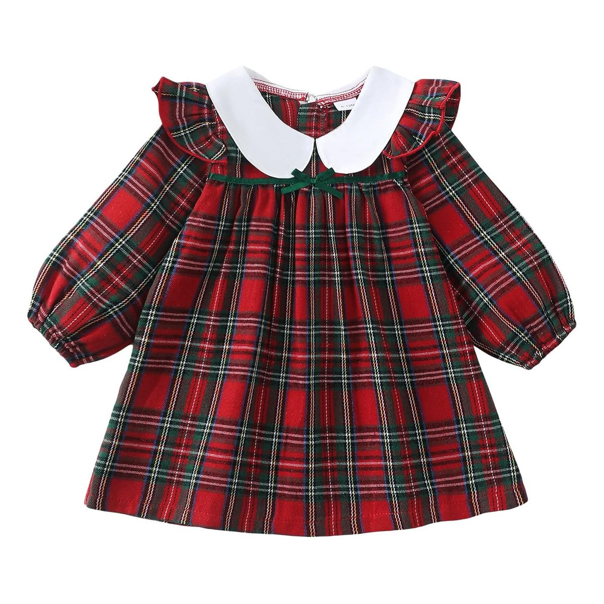 Vestido Rebeca de Cuadros - Cuadros Rojos