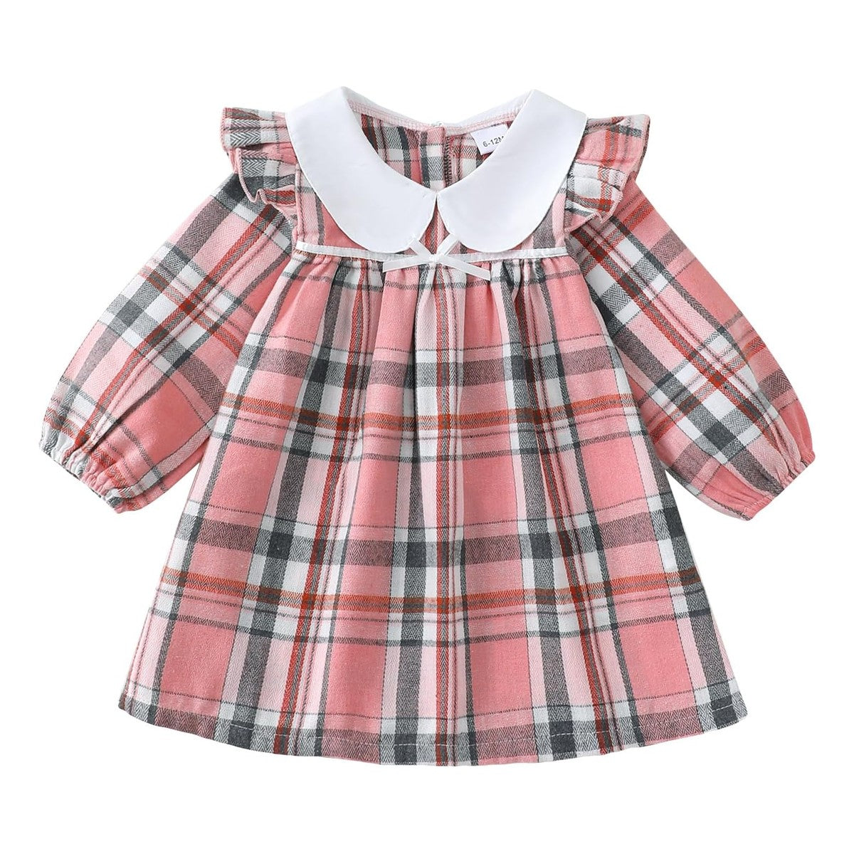 Vestido Rebeca de Cuadros - Cuadros Rosa