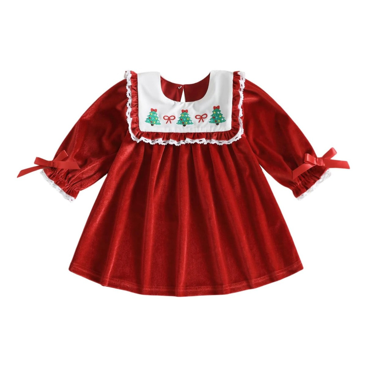 Vestido Zoe Arbolitos de Navidad